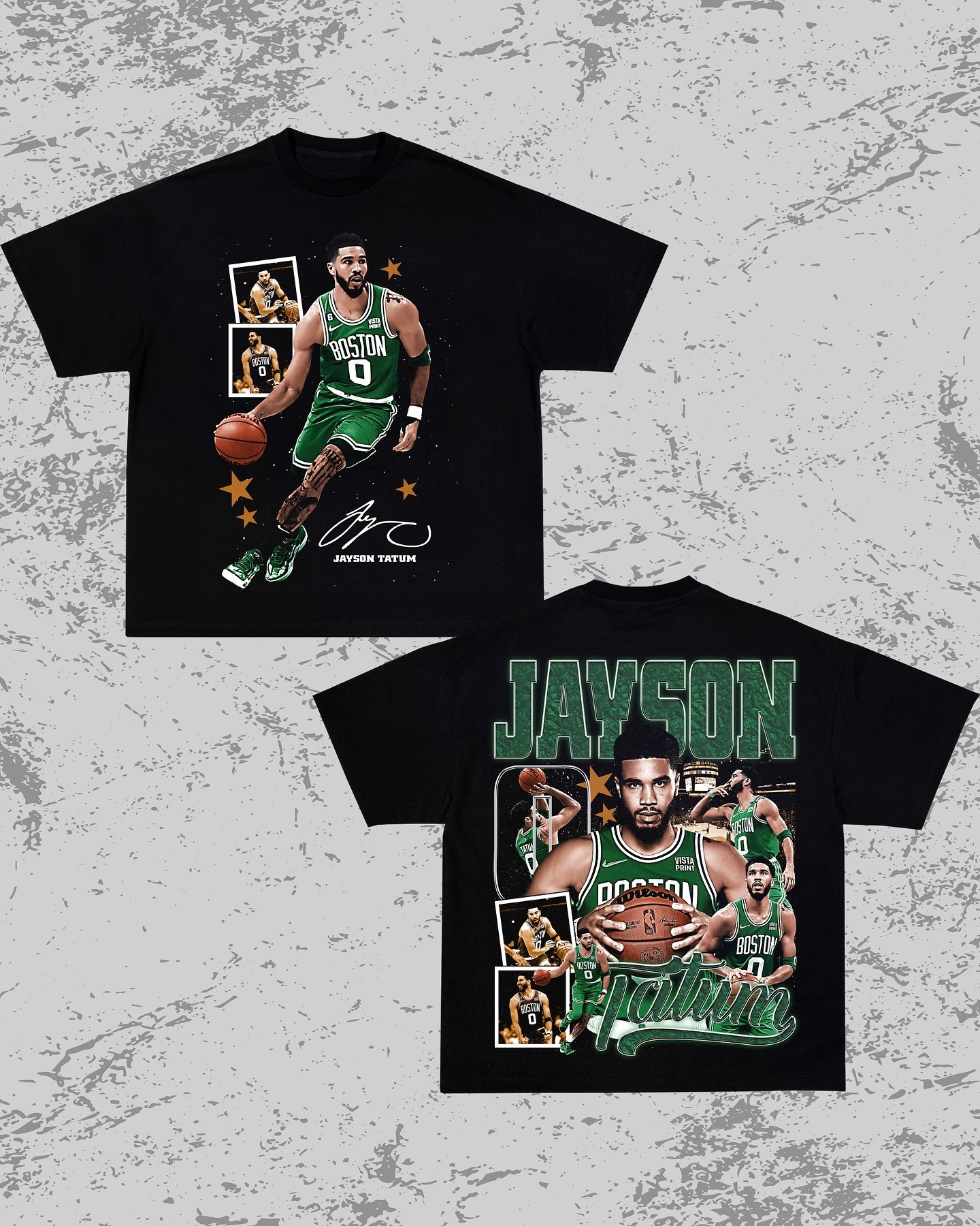 Jason Tatum Boston Celtics Graphic Tee - Bootleg Tee - Vintage Tee - Streetstyle