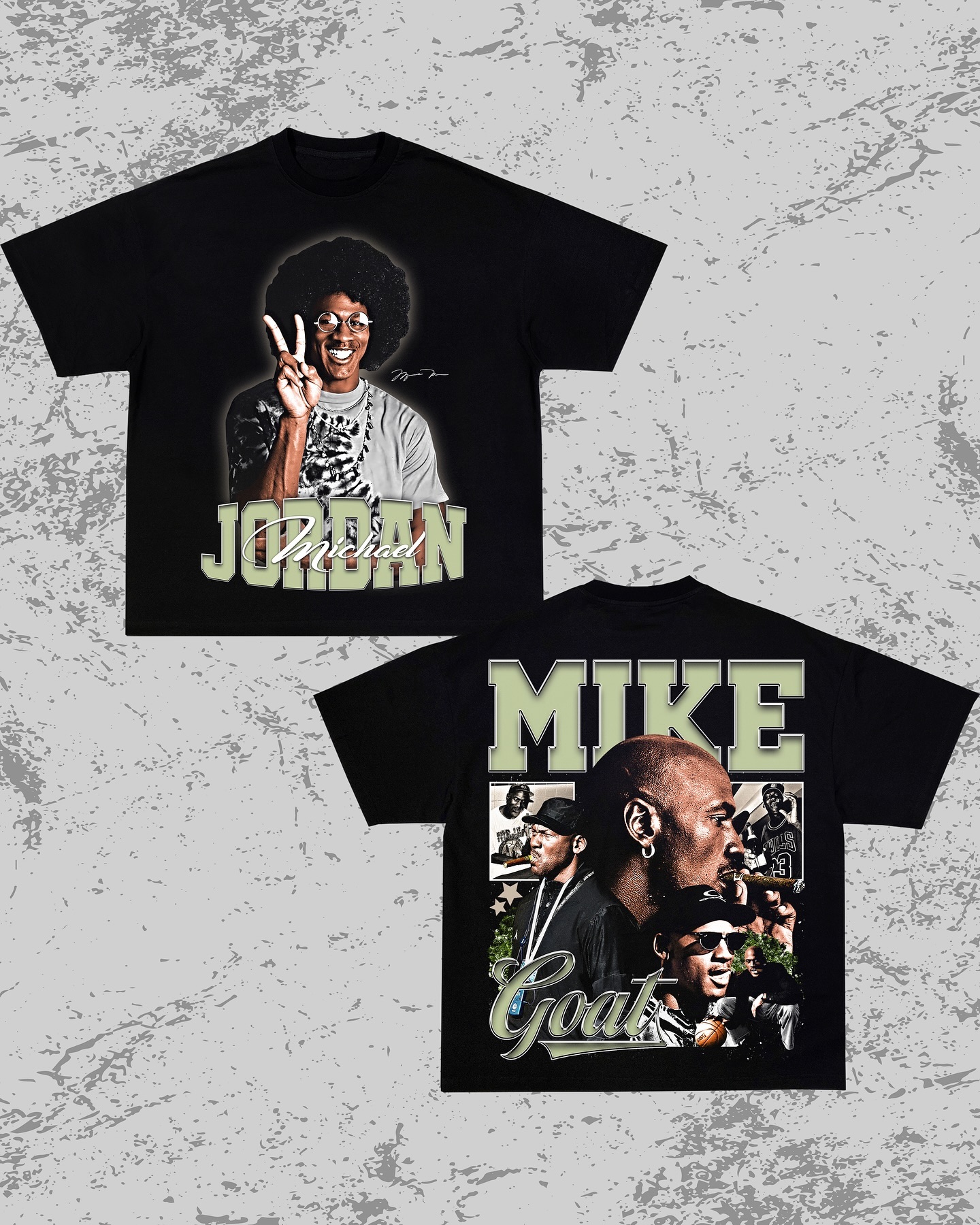 Jordan Mike Goat Boston Celtics Graphic Tee - Bootleg Tee - Vintage Tee - Streetstyle