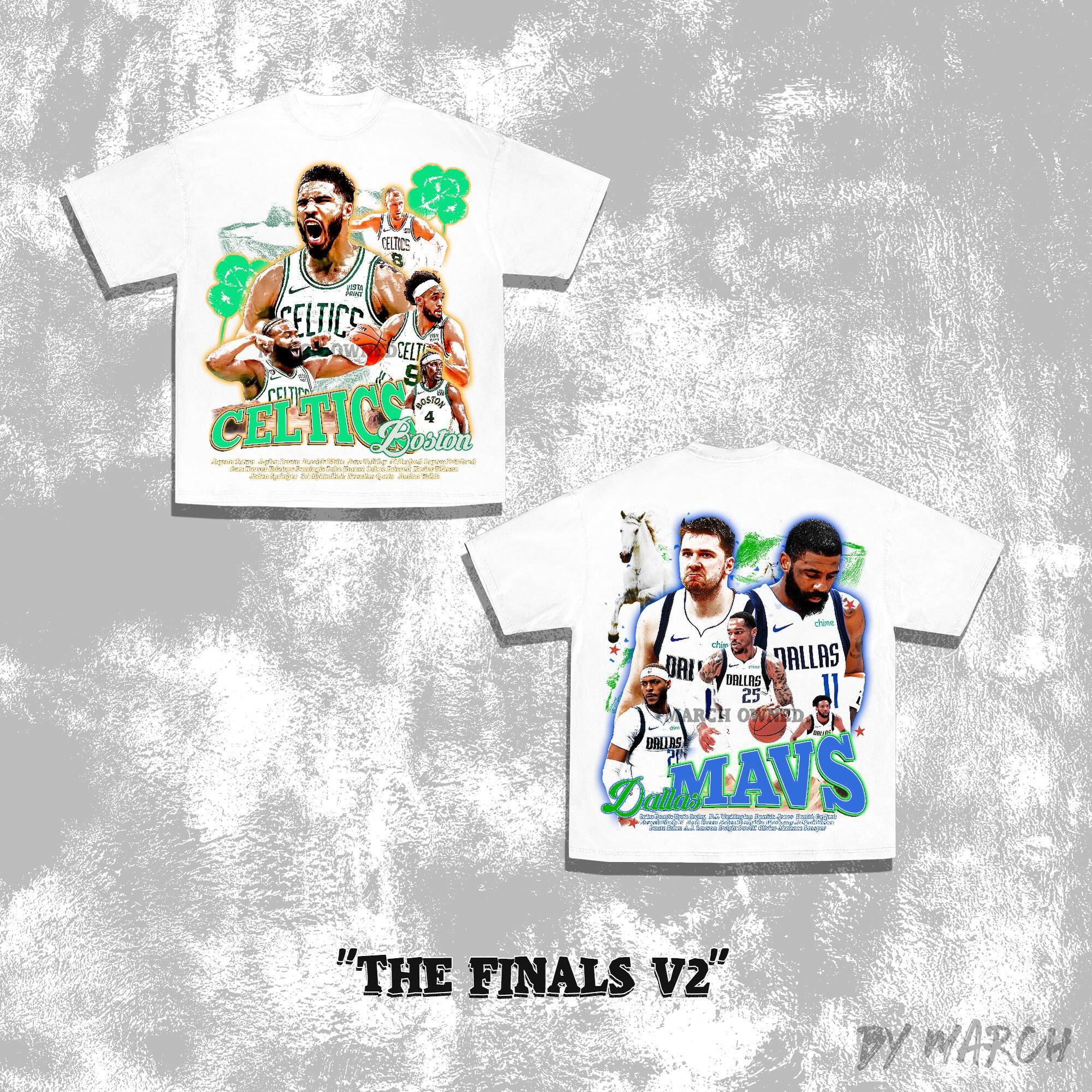 The Finals Boston Celtics Vs Mavs 2024 Graphic Tee - Bootleg Tee - Vintage Tee - Streetstyle