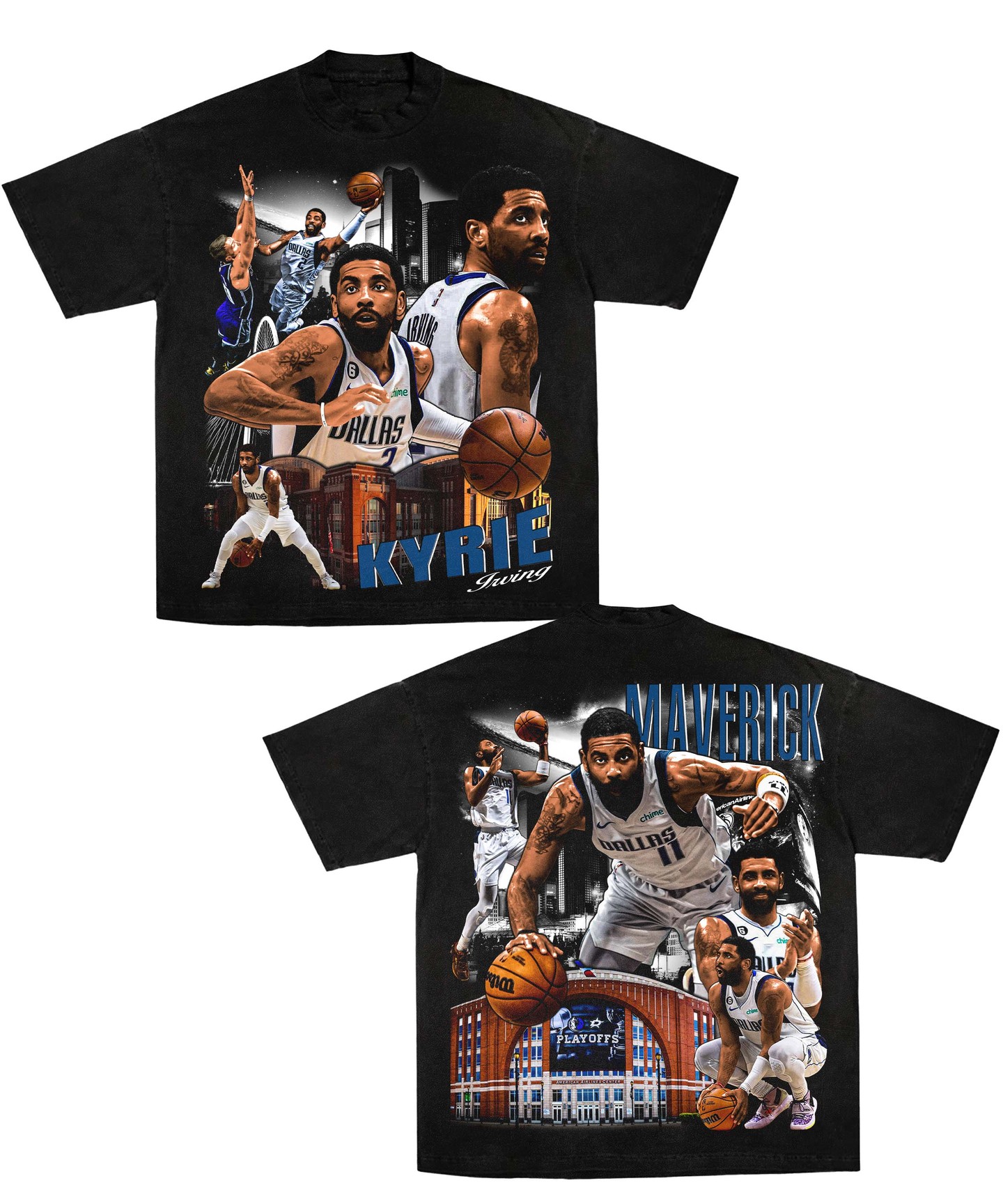 Kyrie Irving Dallas Mavericks Graphic Tee - Bootleg Tee - Vintage Tee - Streetstyle