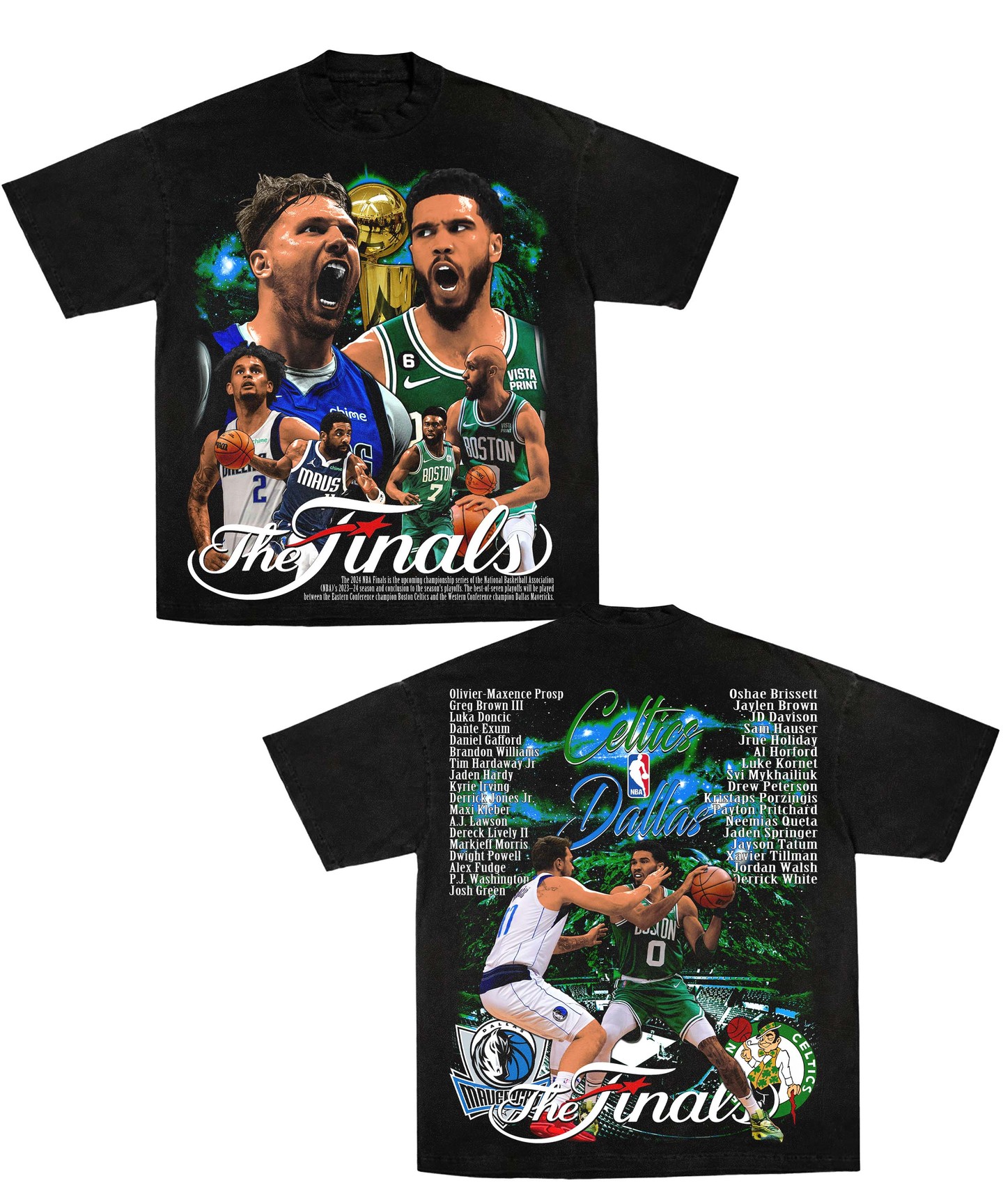 The Finals 2024 Basketball Team Graphic Tee - Bootleg Tee - Vintage Tee - Streetstyle