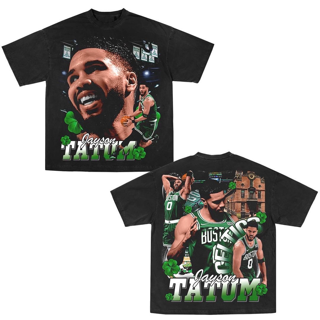 Jayson Tatum Boston Celtics Graphic Tee - Bootleg Tee - Vintage Tee - Streetstyle