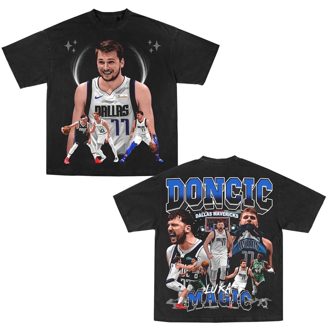 Luka Doncic Magic Graphic Tee - Bootleg Tee - Vintage Tee - Streetstyle